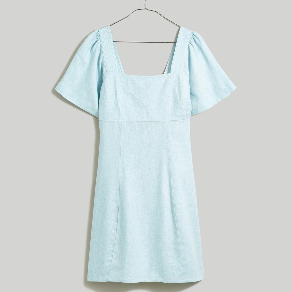 Like New - Madewell Light Blue Linen Dress
